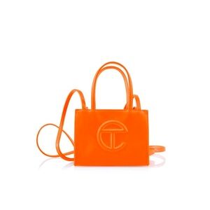 Telfar Orange Mini Shopping Bag